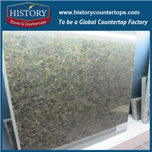 Historystone Imported Natural Popular Verde Ubatuba Green Stone with Black White Polished Granite Big Slabs for Sale,Paving/Wall Façade/Floor Tiles.