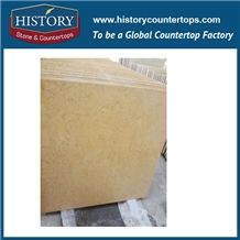 Historystone Imported Sunny Yellow in Egypt Limestone Flooring Tiles/Walling Tiles/Giallo Cleopatra Limestone Tiles & Slabs for Bathroom Top Sink Countertops for Residence Hotel, Hottest Cheapest,Best