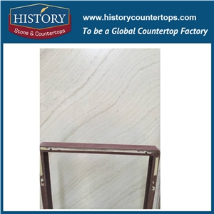 Historystone Imported Top Quality Of Super White Travertine Hoar Line Wavy Grain Pattern High Quality Hot Sales Best Cheap Price Natural Stone Polished for Flooring Tiles & Wall Cladding Covering