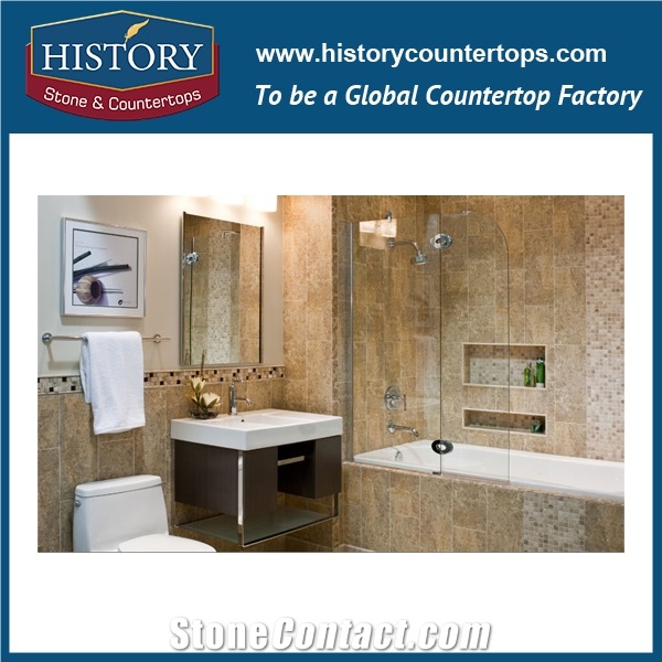 Historystone Imported Top Quality Of Super White Travertine in Iran, Hoar Line Wavy Grain Pattern,Stone Slabs for Tiles Flooring & Wall Covering,Best Quality Hottest Cheapest Decoration Indoor