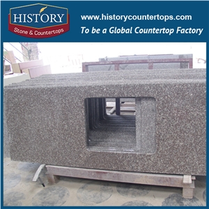 Historystone Low Price Granite Polished Slabs Bainbrook Brown G664,Be Use Floor Covering/Walling/Stairs,Polished Surface Finished.