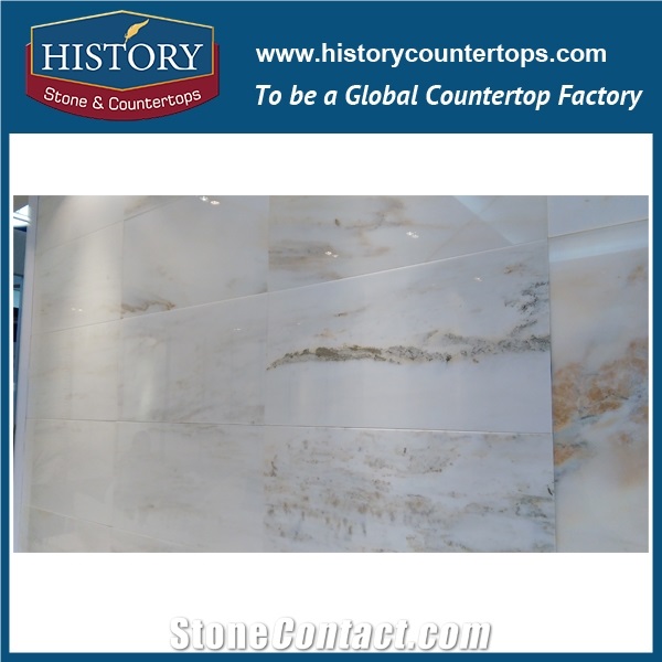 Historystone Ocean Galaxy China Sale Well Natural Stone Slabs Polished Surface White Marble 305*610 Bathroom Flooring Tiles & Wall Clading & Vanity Top, Best Price Good Quality Decoration Material