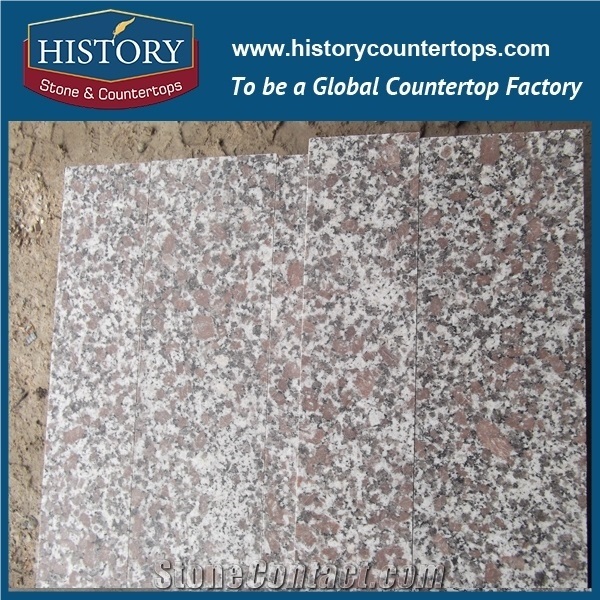 Historystone Wholesale China Products Chinese Granite G608 Snow Plum Stone Slabs Hottest Cheapest for Tread & Riser Stairs/Paving/Flooring/Wall Cladding