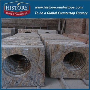 Imported Dream Cecilia Natural Stone Countertops Vanity Top, Bathroom Counter Tops, Customized Cut to Size Prefab Polished Surface.High Quality Low Price Hot Sales,Unique Decoration.
