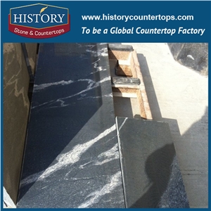 Imported Professinal Granite Factory Kashmir Black Granite Floor Polishing/Covering Tiles or Slabs,Own Quarry and Rich Information Resources