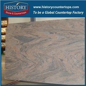 India Unreal Colour/Light Red Juparana Colombo Granite, Be Popular with Indoor and Outdoor High-Grade Adornment/ Components/A Panel/Lavabo,Grain Polished Granite Slabs Tiles Natural Stone