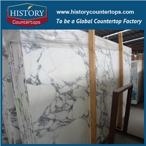 Italy Popular Color Best Quality and High Polished Natural Marble Kitchen Countetrop Bar Top Worktop Islang Top and Bench Top for Sale