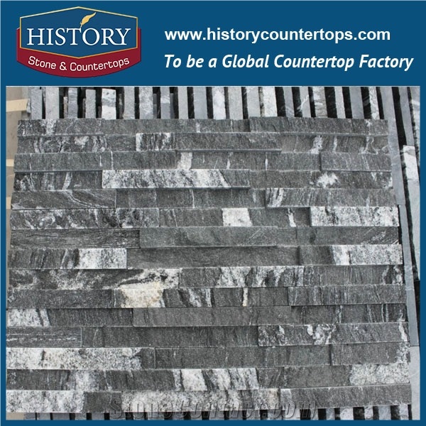 Kashmir Black Slate Cultured Stone Natural Surface