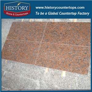 Maple Leaf Smooth Finish Laminated Granite Flooring, Kitchen Countertops Slabs and Wall Tiles, Good Color Best Price Cheap G562 China,Natural Stone Slabs Polished Strong Fumigated Wood