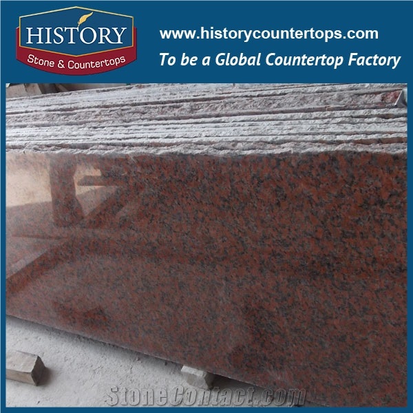 Maple Leaf Smooth Finish Laminated Granite Flooring, Kitchen Countertops Slabs and Wall Tiles, Good Color Best Price Cheap G562 China,Natural Stone Slabs Polished Strong Fumigated Wood