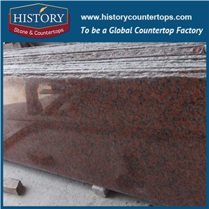 Maple Leaf Smooth Finish Laminated Granite Flooring, Kitchen Countertops Slabs and Wall Tiles, Good Color Best Price Cheap G562 China,Natural Stone Slabs Polished Strong Fumigated Wood