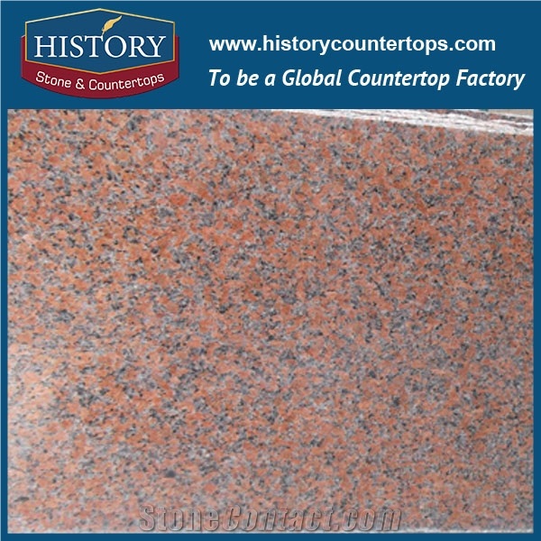 Maple Leaf Smooth Finish Laminated Granite Flooring, Kitchen Countertops Slabs and Wall Tiles, Good Color Best Price Cheap G562 China,Natural Stone Slabs Polished Strong Fumigated Wood