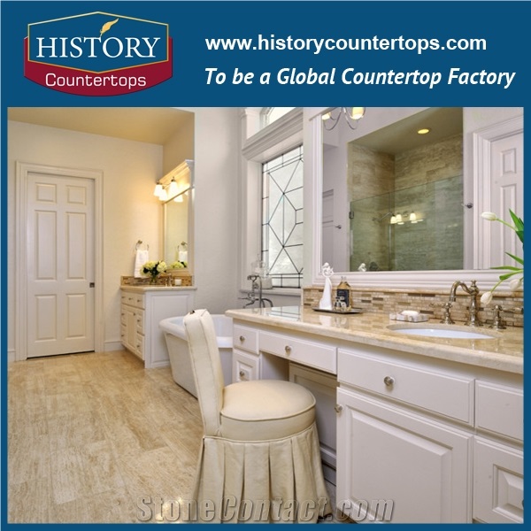Marble Walnut Countertops Suit for Solid Surface Bathroom Countertops, Polishing Vanity Tops, Custom Tops for Sale