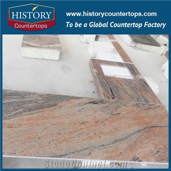 Multicolor Fantasy Vein Natural Granite with High Polished Solid Surface Top Selling Kitchen Countertop Worktop Bar Top Bench Top