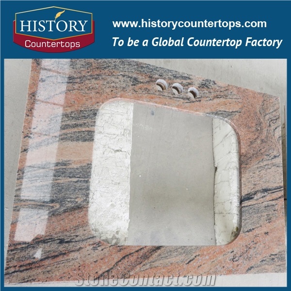 Multicolor Fantasy Vein Natural Granite with High Polished Solid Surface Top Selling Kitchen Countertop Worktop Bar Top Bench Top