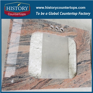 Multicolor Fantasy Vein Natural Granite with High Polished Solid Surface Top Selling Kitchen Countertop Worktop Bar Top Bench Top