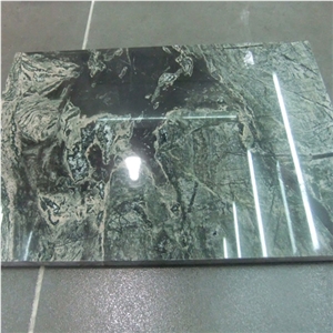 Multicolor Green Granite Solid Surface Countertop Floor Landscaping Paving Stones Wall Tiles Interior Decoration / a Panel / Lavabo / Handicraft Stones, High Quality Best Cheap Price