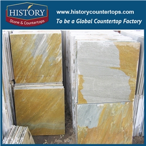 Natural Split Wood Color Finish Surface Slate Stone Tiles Making Machine Flooring, Restaurant Fireproof Wall Tiles, Alley Pavers