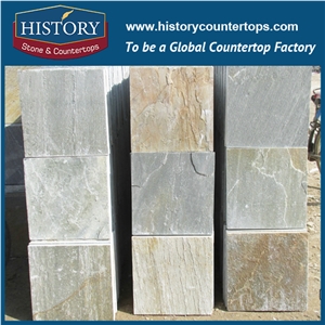 Natural Split Wood Color Finish Surface Slate Stone Tiles Making Machine Flooring, Restaurant Fireproof Wall Tiles, Alley Pavers