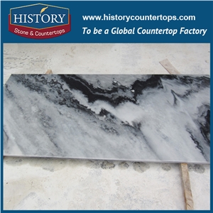 Natural Stone Hg228 Multicolor Grey Antique Customized Edges Retail Laminated European Stylish Inlay for Hotel Countertop, Vanity Tops