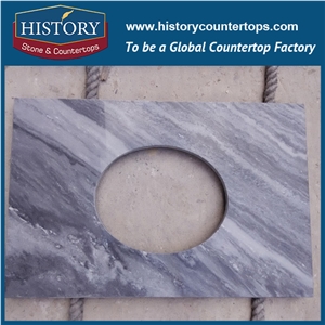 Natural Stone Hg228 Multicolor Grey Antique Customized Edges Retail Laminated European Stylish Inlay for Hotel Countertop, Vanity Tops