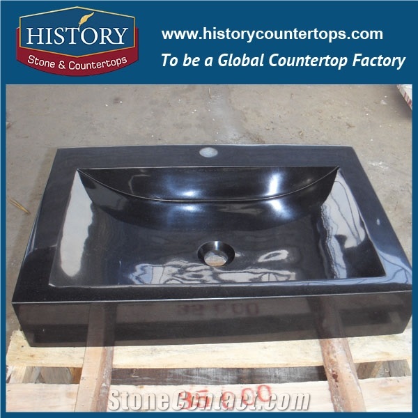 Nsf and Csa Approved High Level Cheap America Standard Wash Basin Shanxi Black Rectangle Sink, 10 Year Quality Warranty Kitchen Sink