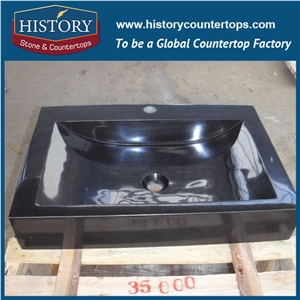 Nsf and Csa Approved High Level Cheap America Standard Wash Basin Shanxi Black Rectangle Sink, 10 Year Quality Warranty Kitchen Sink