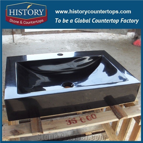 Nsf and Csa Approved High Level Cheap America Standard Wash Basin Shanxi Black Rectangle Sink, 10 Year Quality Warranty Kitchen Sink