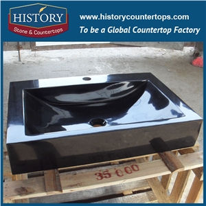 Nsf and Csa Approved High Level Cheap America Standard Wash Basin Shanxi Black Rectangle Sink, 10 Year Quality Warranty Kitchen Sink