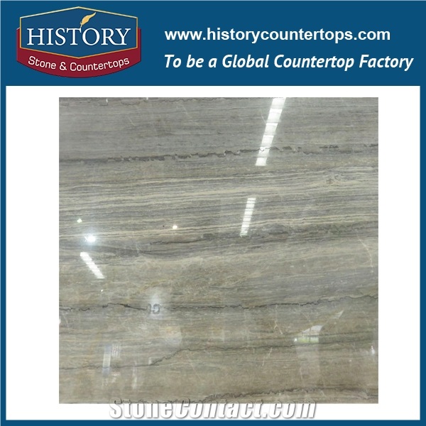 Silan Wooden Marble Slabs & Tiles Polishing for Floor and Wall Covering Interior-Exterior Construction Building Material