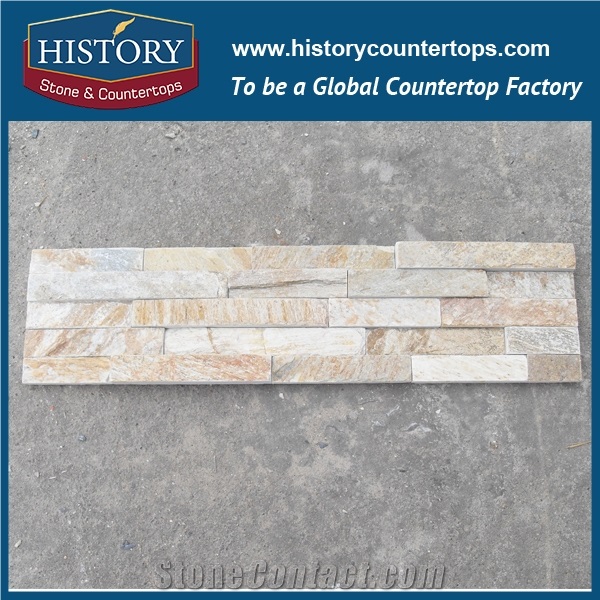 Stacked Nature Split Slate Cultural Stone for Interlocking Interior and Exterior Wall Cladding, Wall Décor, Corner Panels