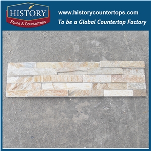 Stacked Nature Split Slate Cultural Stone for Interlocking Interior and Exterior Wall Cladding, Wall Décor, Corner Panels