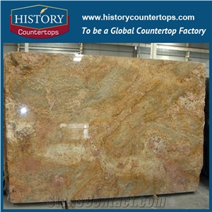 Turky Marble Gold Imperial Slabs& Tiles for Kitchen Countertops ,Bathroom Vanity Tops, Wall and Floor Decoration