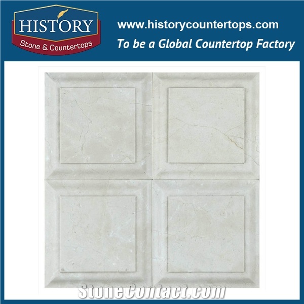 White Jade, Grey, Light Emperador Brown Marble Designs, Cnc Water Jet Cutting Square Pattern Mosaic Engineered Backsplash and Background Wall Tiles