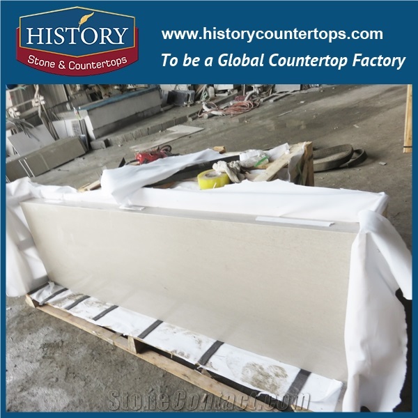 Wholesale China Building Hm112 Cinderella Natural Stone Polished Pre Cut with Trim Molding Furniture Solid Surface for Hotel Countertop, Bathroom Vanity Tops, Marble Counter, Bench Top & Vanity Units