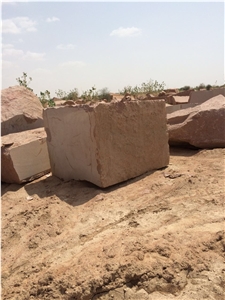 Pink Sandstone Blocks, Rosalia Pink Sandstone, Jodhpur Pink Sandstone