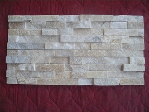 Beige Quartzite Cultured Stone / Wall Cladding,Stone Wall Decor