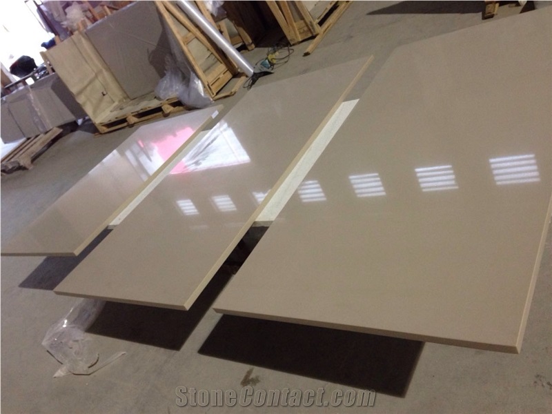 Brown Polished Quartz Countertop / Kitchen Desk Tops,Kitchen Island Tops,Kitchen Bar Top,Kitchen Worktops