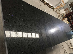 Is008 Black Mirror Quartz Countertop / Kitchen Desk Tops,Kitchen Island Tops, Kitchen Bar Top,Kitchen Worktops