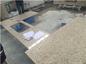 Red Mirror Quartz Countertop / Kitchen Desk Tops,Kitchen Island Tops, Kitchen Bar Top,Kitchen Worktops