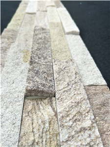 Beige Quartzite Culture Stone Stacked Stone Veneer