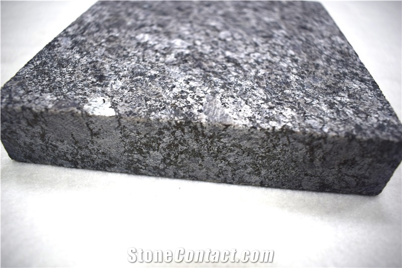 Factory Sale Countertop Honed Steel Grey Granite Tile, India Grey Granite