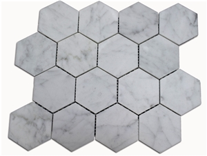 High Sales Marble Floor Tile Hexagon White Mosaic High Sales Marble Floor Tile Hexagon White Mosaic