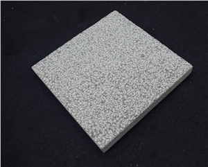 Hot Sale Hainan Bush Hammered Grey Basalt, Basalt Cut to Size Tiles, Wall Cladding, Pavement, Floor Tiles