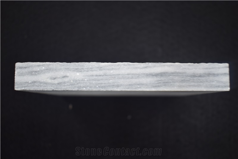 Wholesale Factory Snow White Pearl Marble with Grey Veins