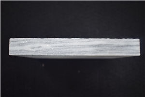 Wholesale Factory Snow White Pearl Marble with Grey Veins