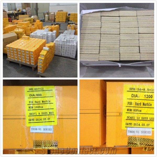 Multi Blade Stone Cutting Diamond Segment Used in Granite Sandstone Basalt Andesite Diamond Saw Blades