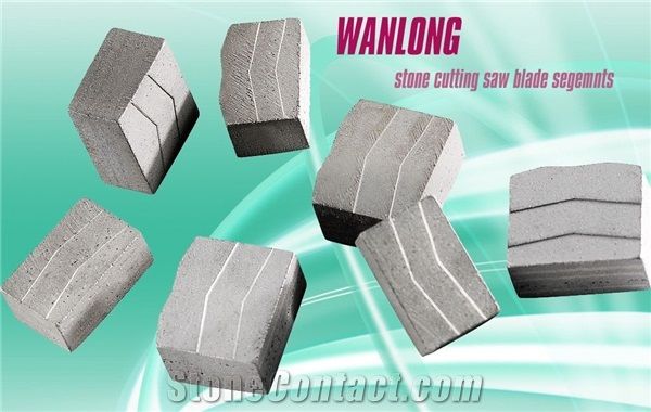 Multi Blade Stone Cutting Diamond Segment Used in Granite Sandstone Basalt Andesite Diamond Saw Blades