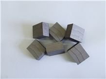 Wanlong Sintered Stone Cutting Granite Saw Blade Segment Diamond Segment Made by Advanced Brazing Machine