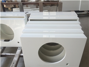 Artificial Nano Crystallized Glass Stone Pure White Marble Look Solid Surfaces Polished Slab for Tile Wall Panel Countertop Bathroom